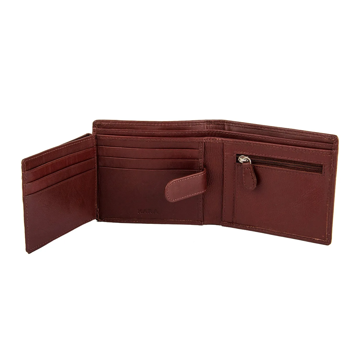 10089 Tan Bifold Wallet