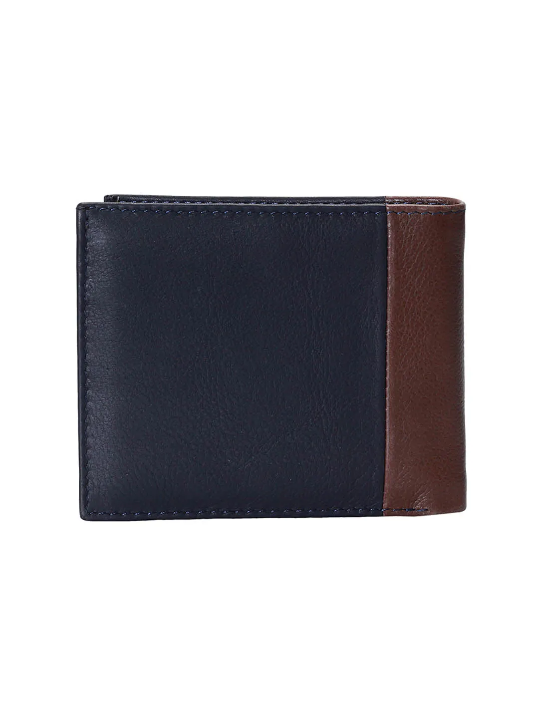 3015A BLUE BROWN LEATHER WALLETS