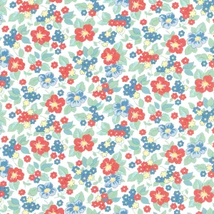 30's Playtime - Growing Garden Eggshell Primary Yardage