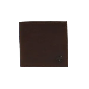 Ariat Men's Dark Copper Shield Logo Bifold Wallet