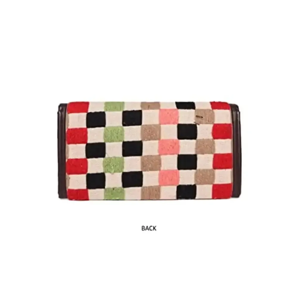 ASTRID Flapover Multicompartment Wallet for Women and Girls (red)
