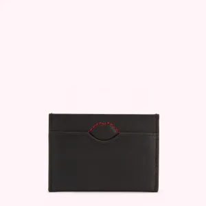 BLACK LEATHER FAE CARDHOLDER