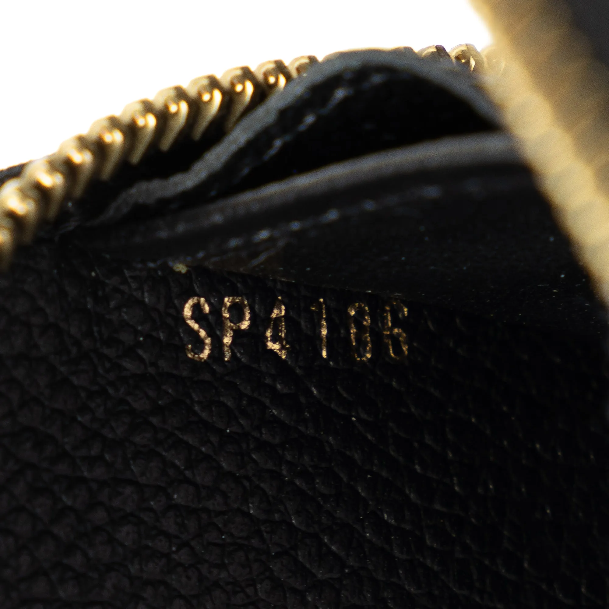 Black Louis Vuitton Monogram Empreinte Zippy Wallet