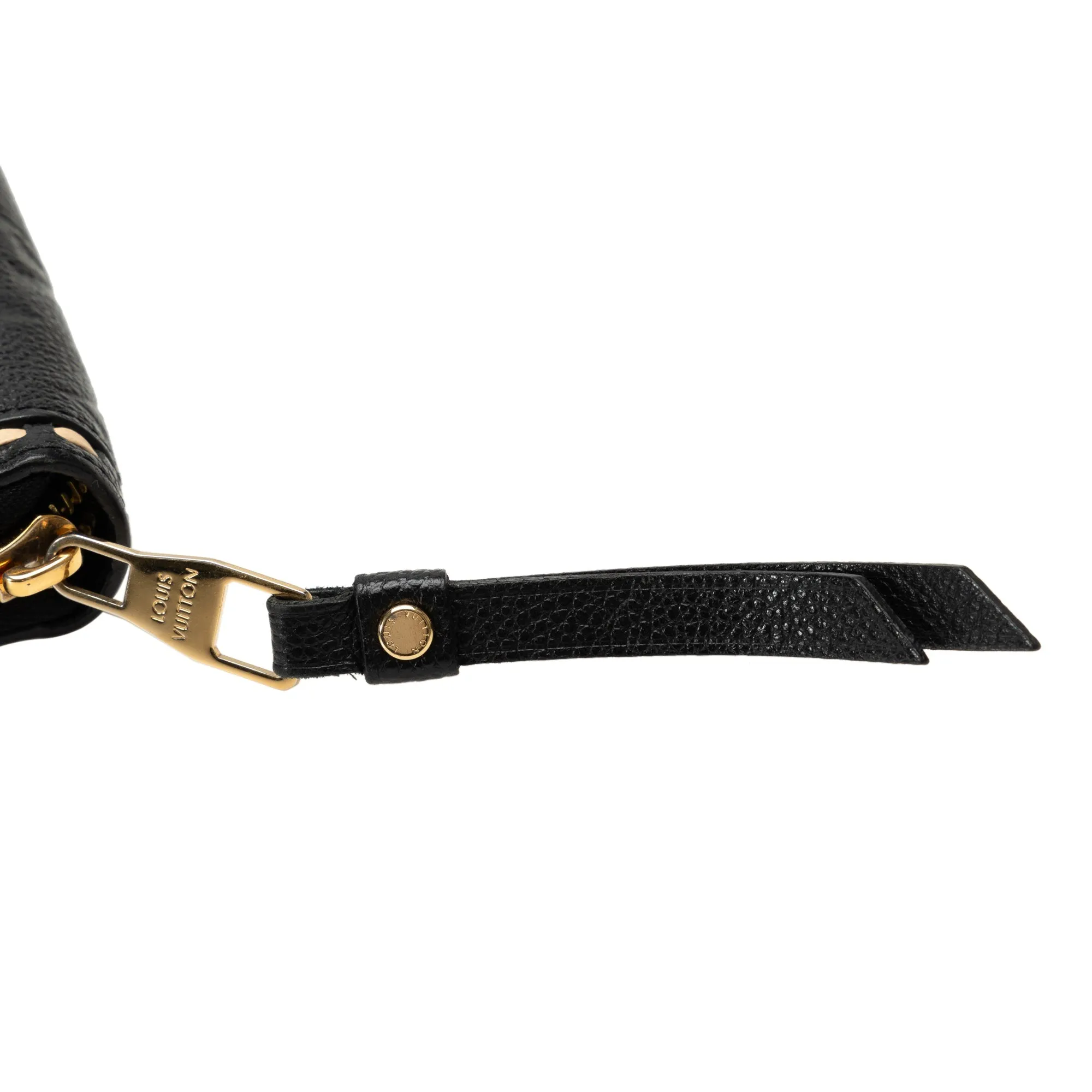 Black Louis Vuitton Monogram Empreinte Zippy Wallet