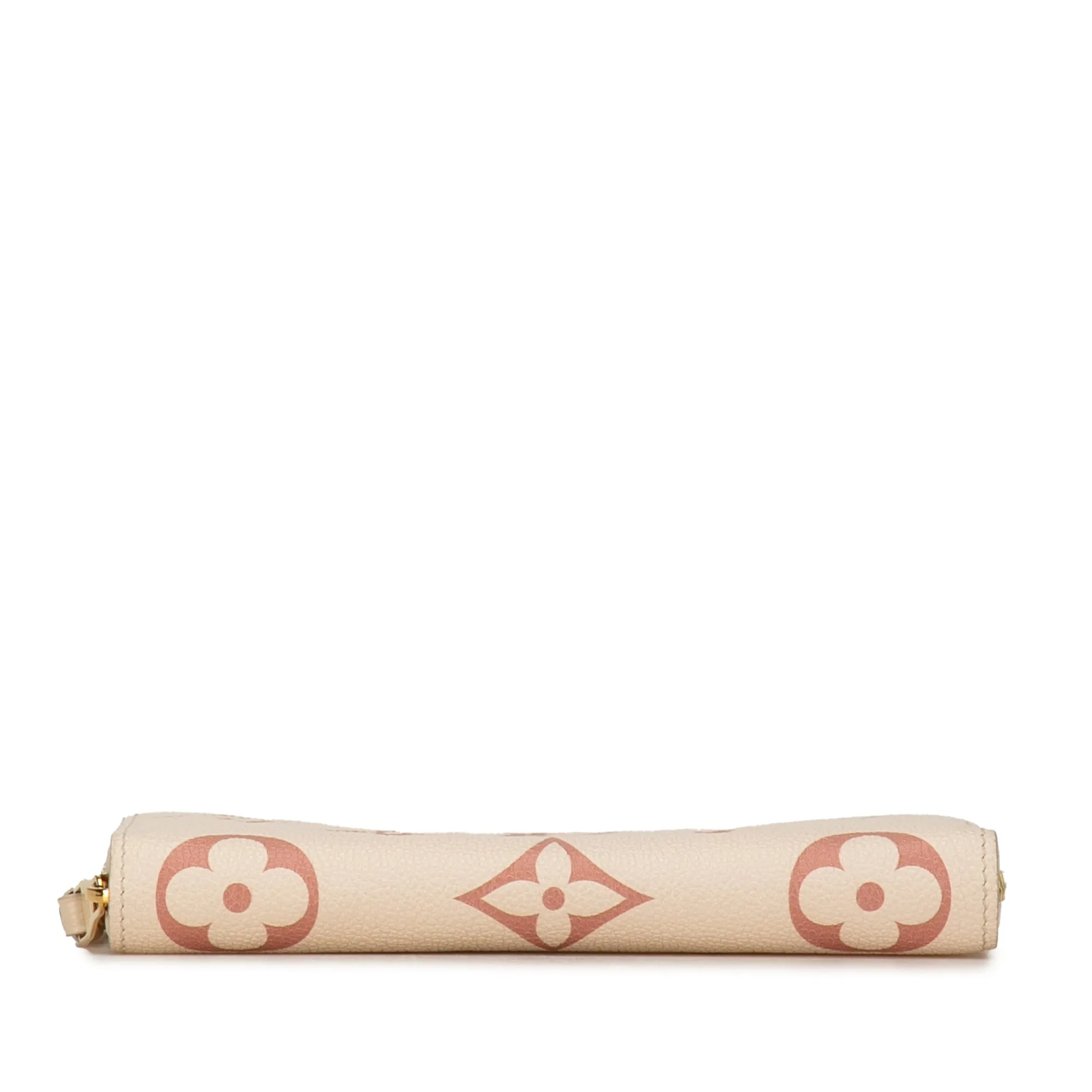 Brown Louis Vuitton Monogram Bicolor Empreinte Giant Zippy Wallet