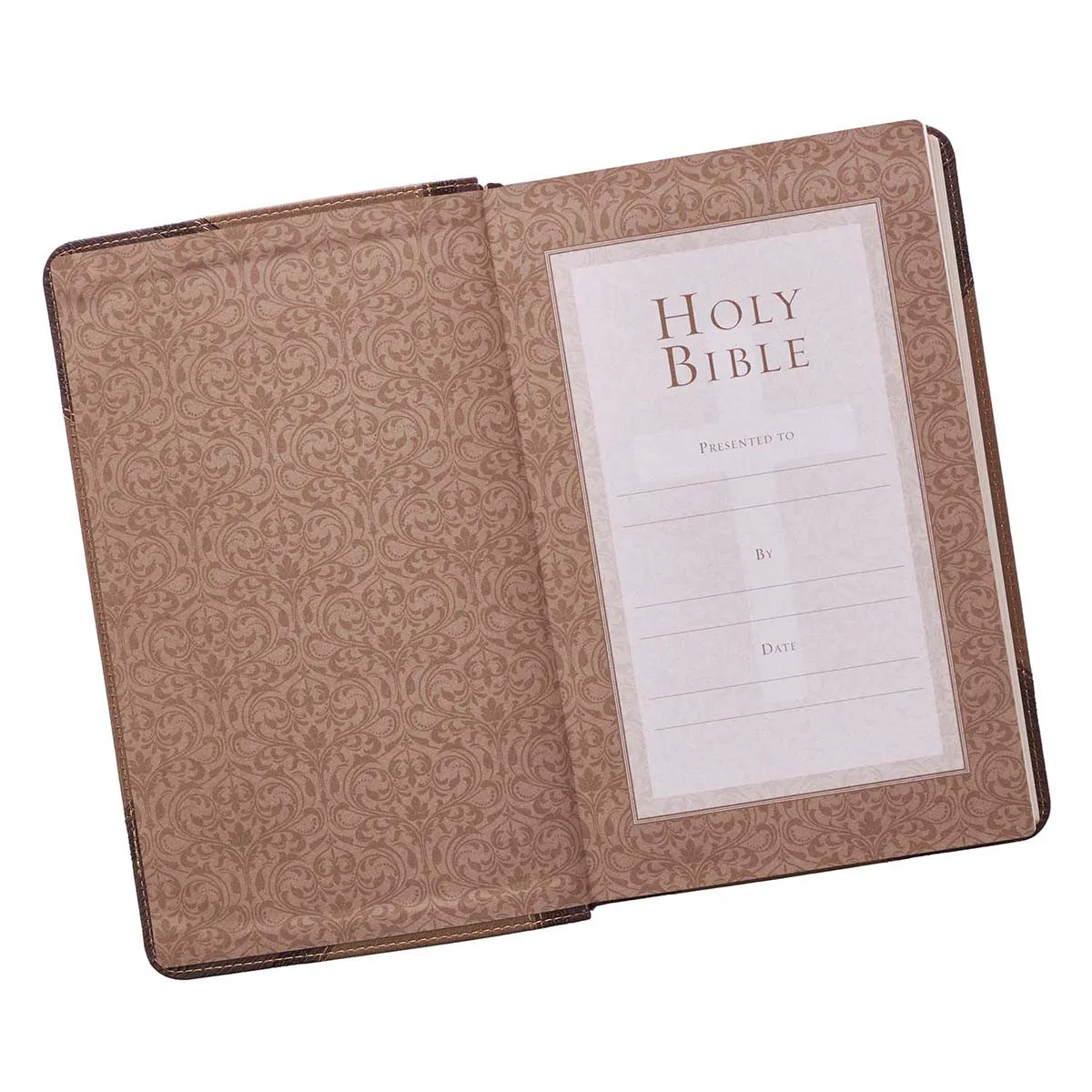 Brown Two-Tone Giant Print Bible KJV038