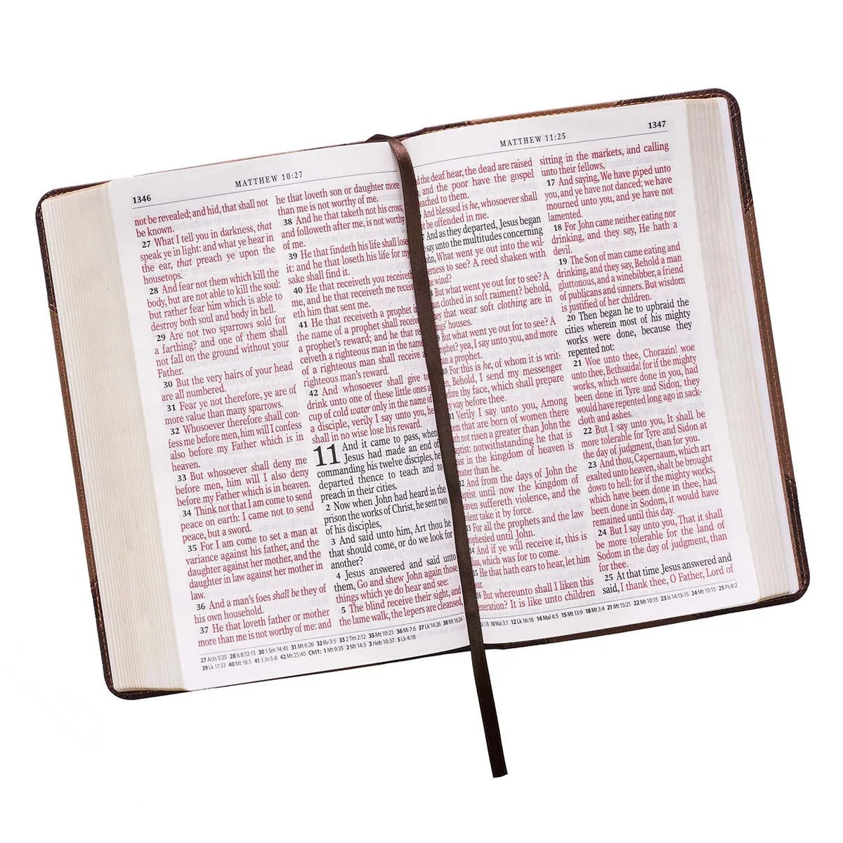 Brown Two-Tone Giant Print Bible KJV038