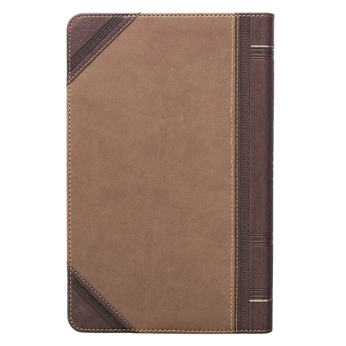 Brown Two-Tone Giant Print Bible KJV038