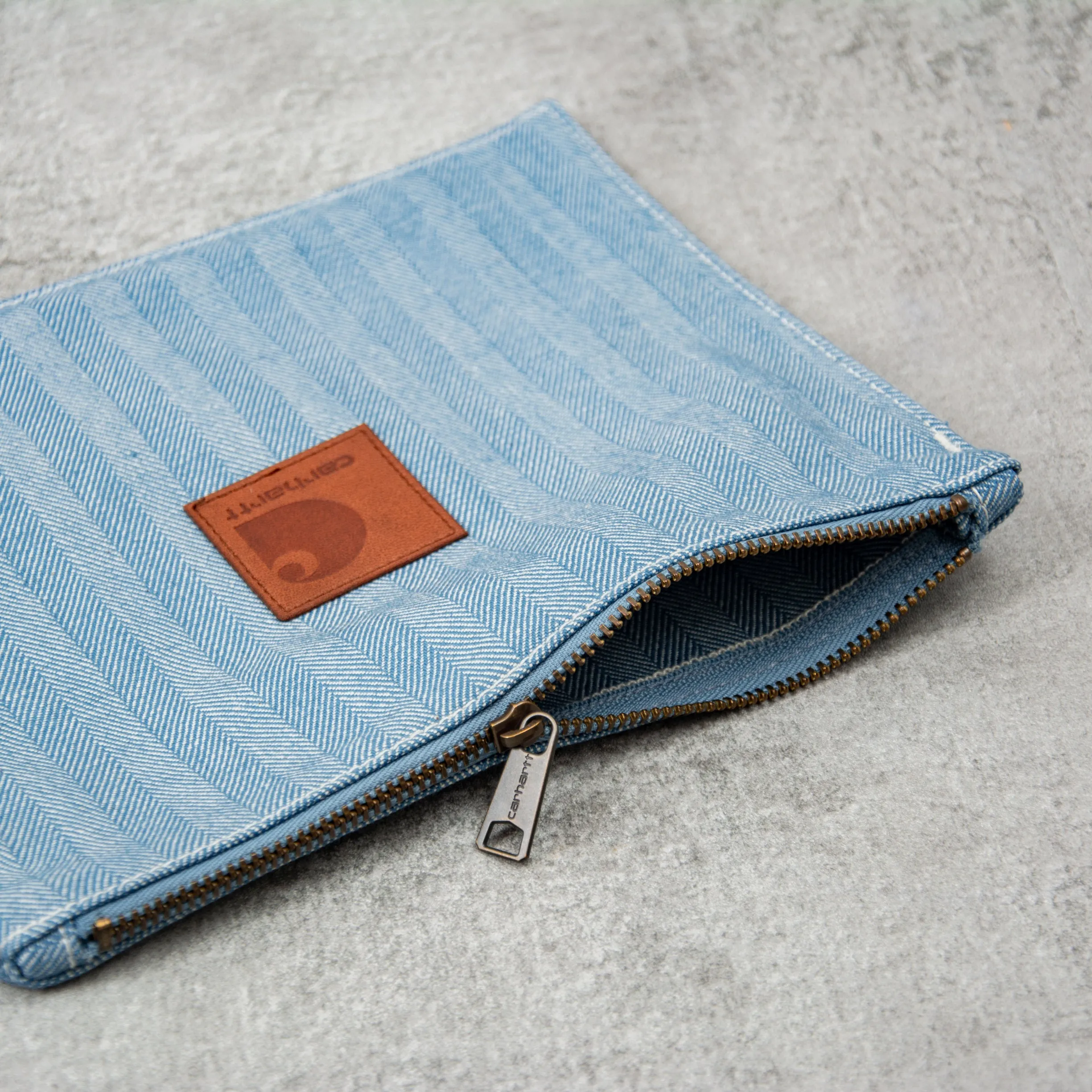 Carhartt WIP Menard Zip Wallet - Blue Rigid