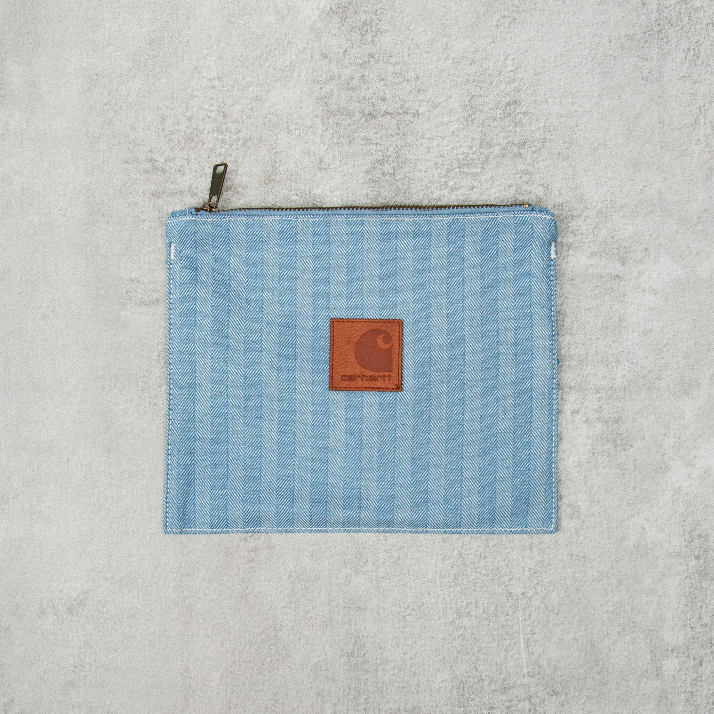 Carhartt WIP Menard Zip Wallet - Blue Rigid