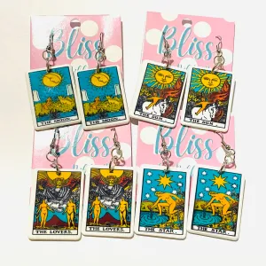 Classic Tarot Card Statement Earrings- More Styles Available!