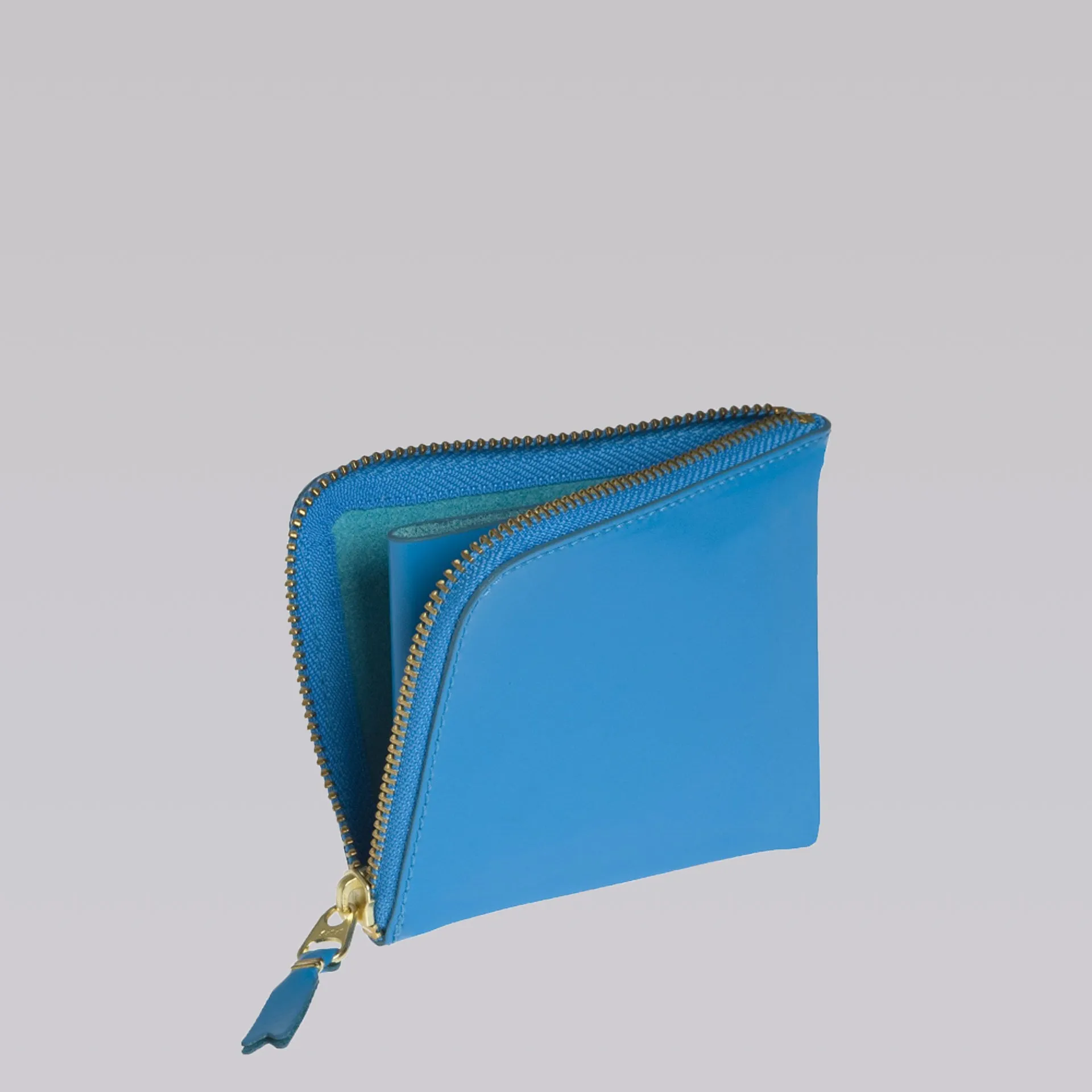 COMME DES GARCONS WALLET SA3100 COLOUR PLAIN BLUE
