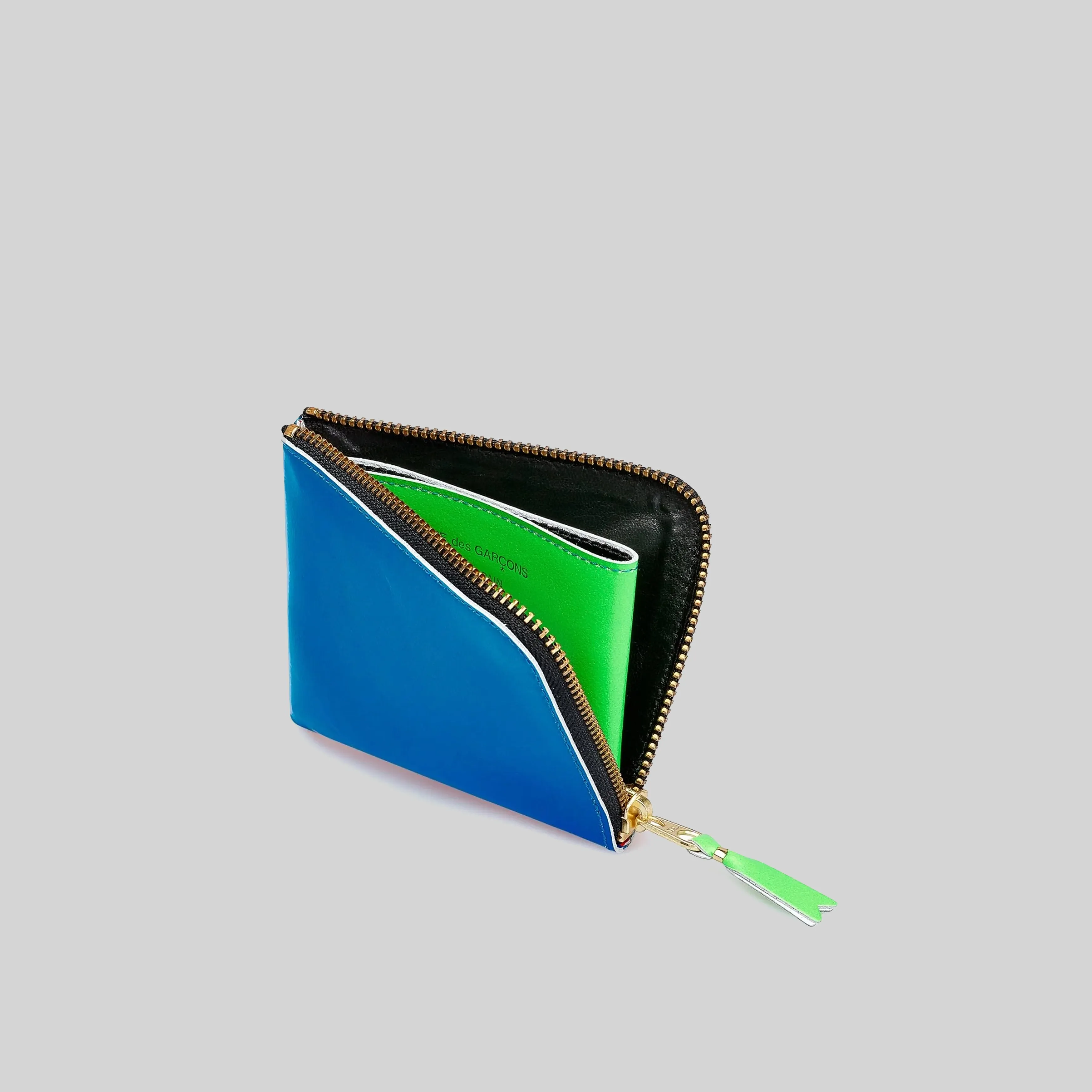 COMME DES GARCONS WALLET SA3100SF ORANGE BLUE 1