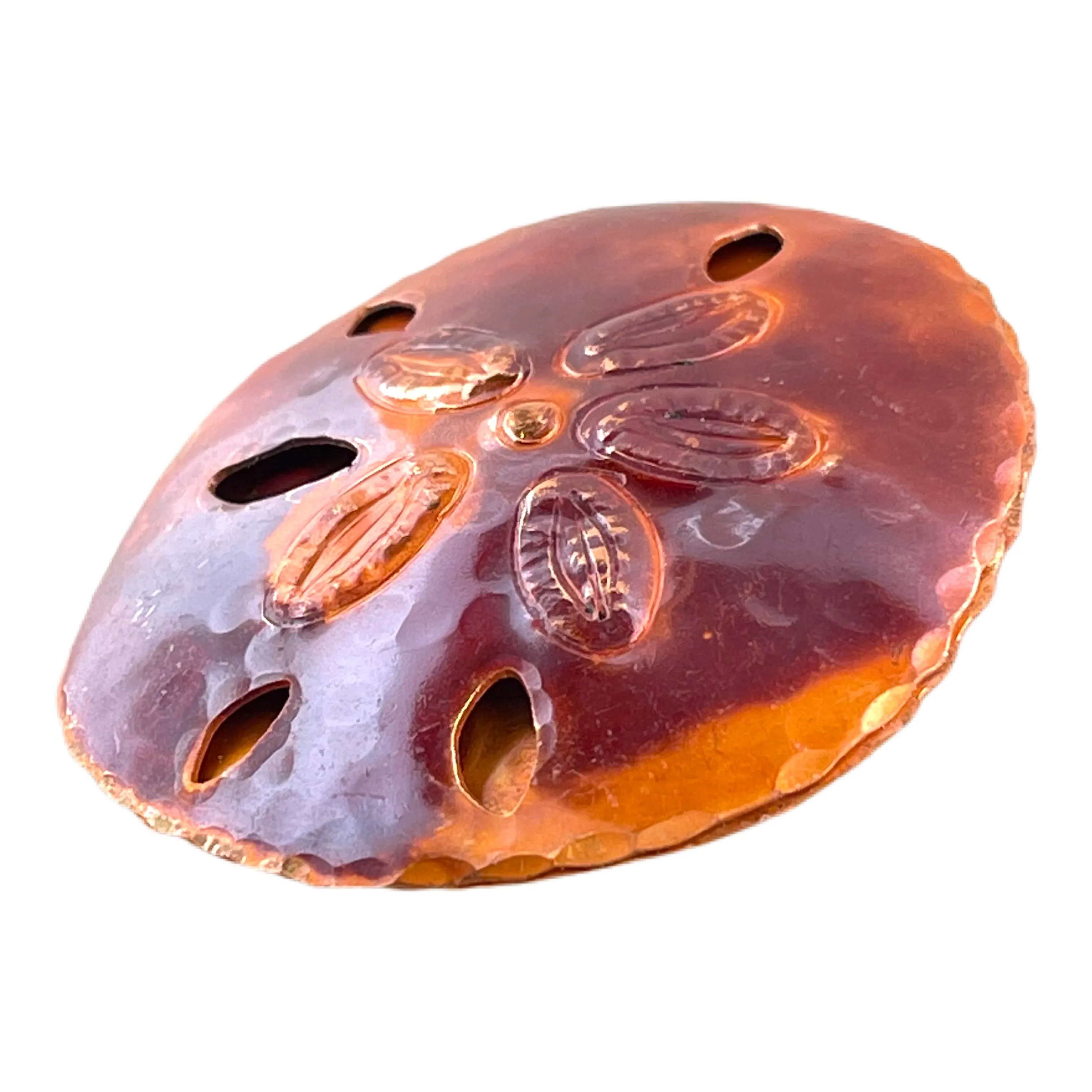 Copper Sand Dollar Pendant