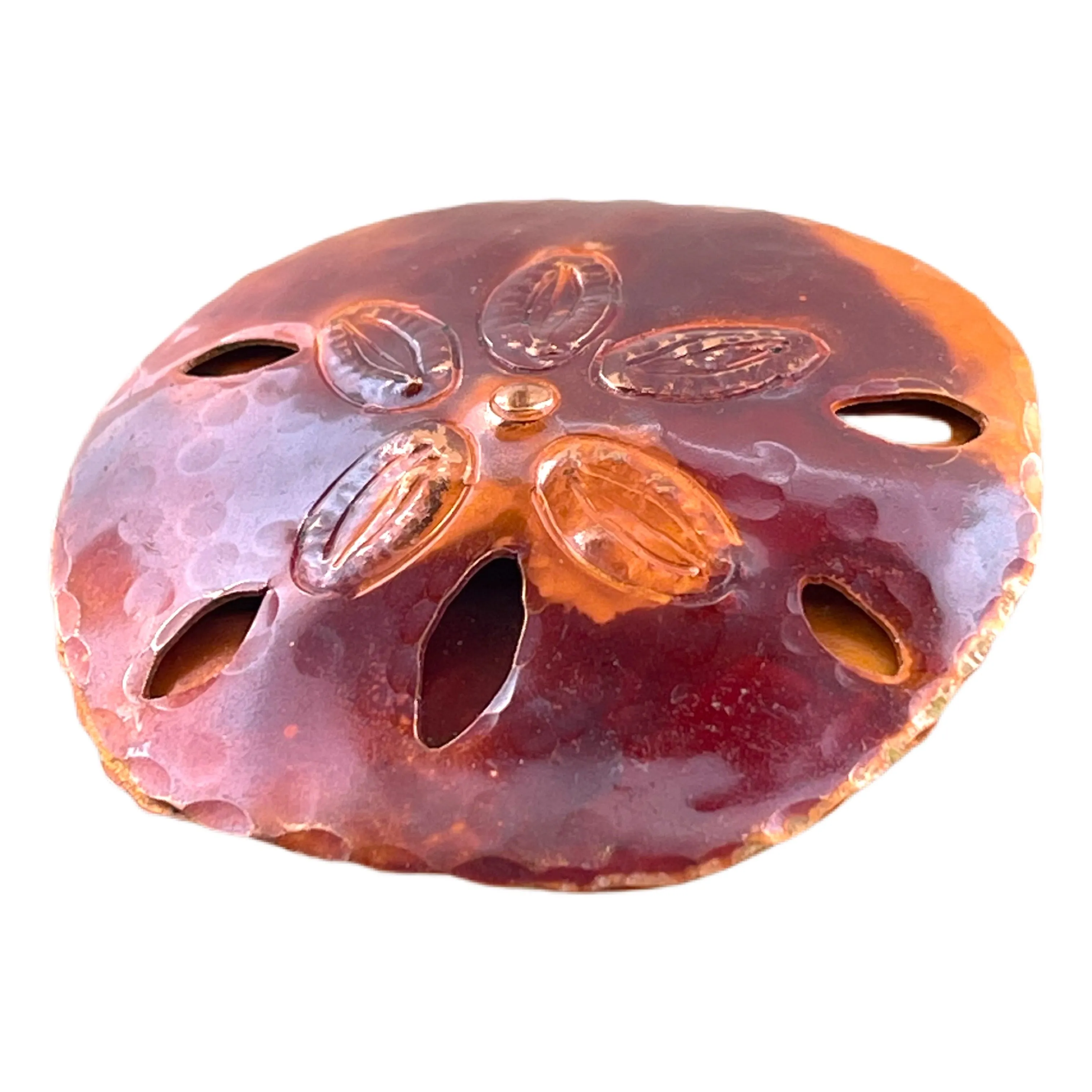 Copper Sand Dollar Pendant