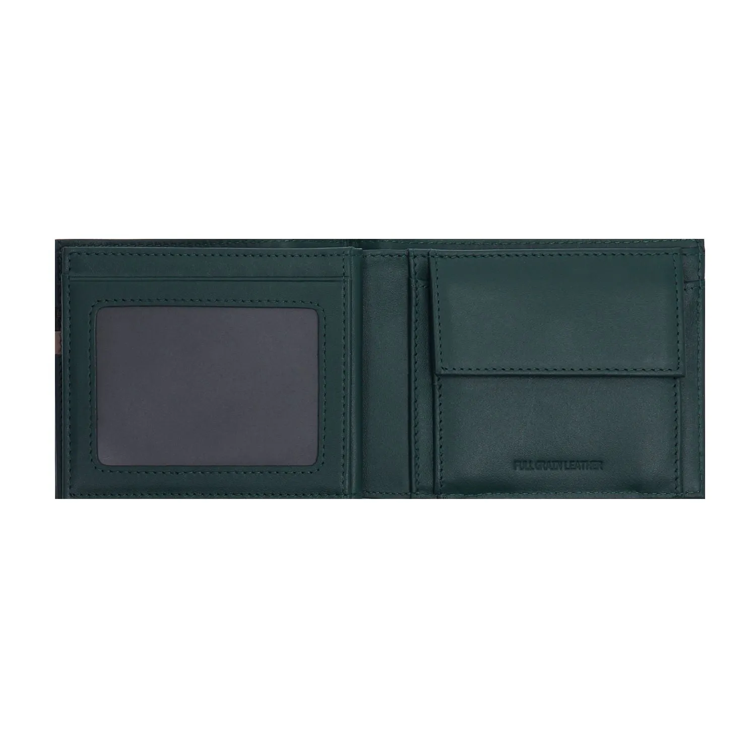 Crossing Modish Bi-fold Leather Wallet With Flap And Coin Pouch RFID