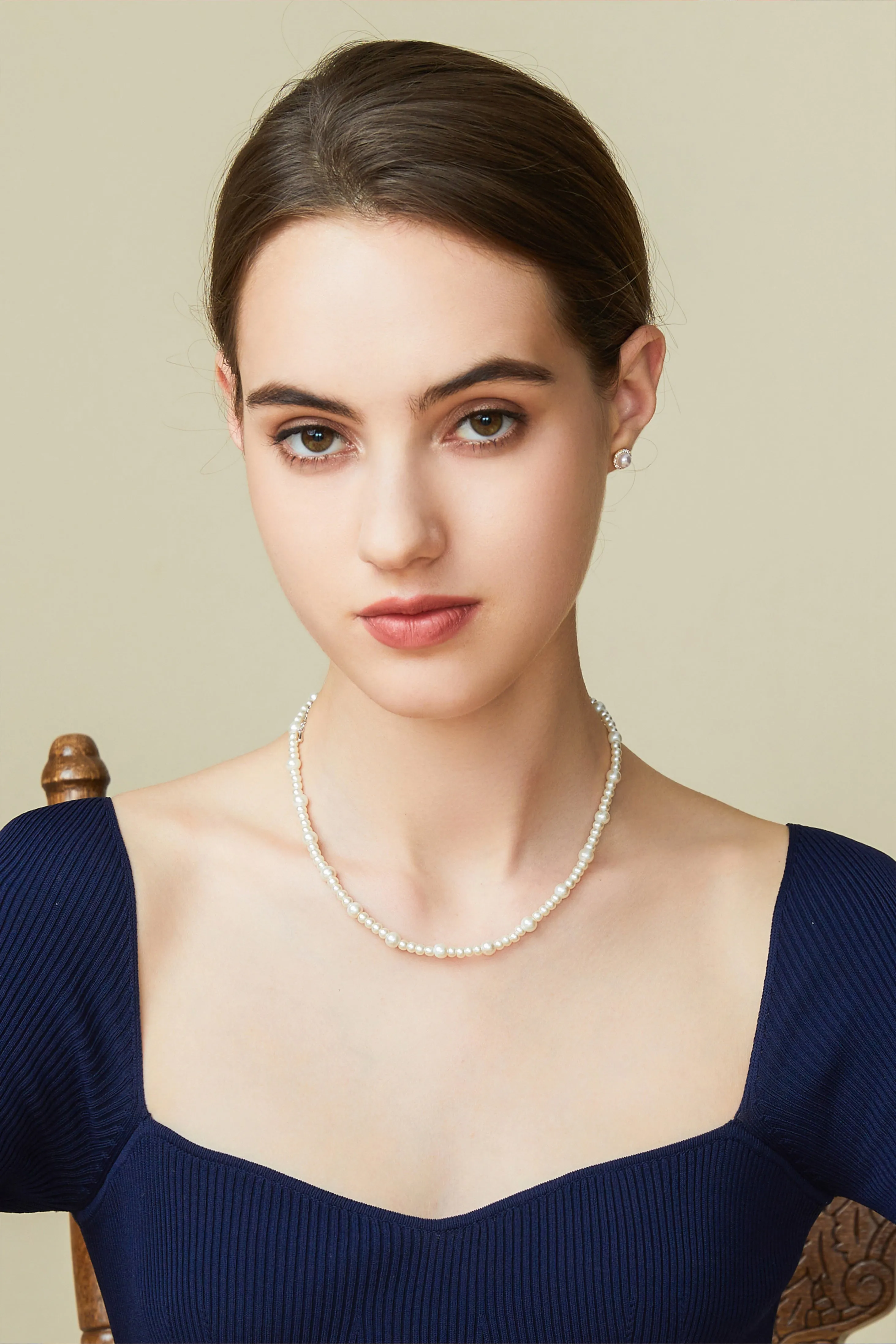 Delicate Wedding Pearl Necklace