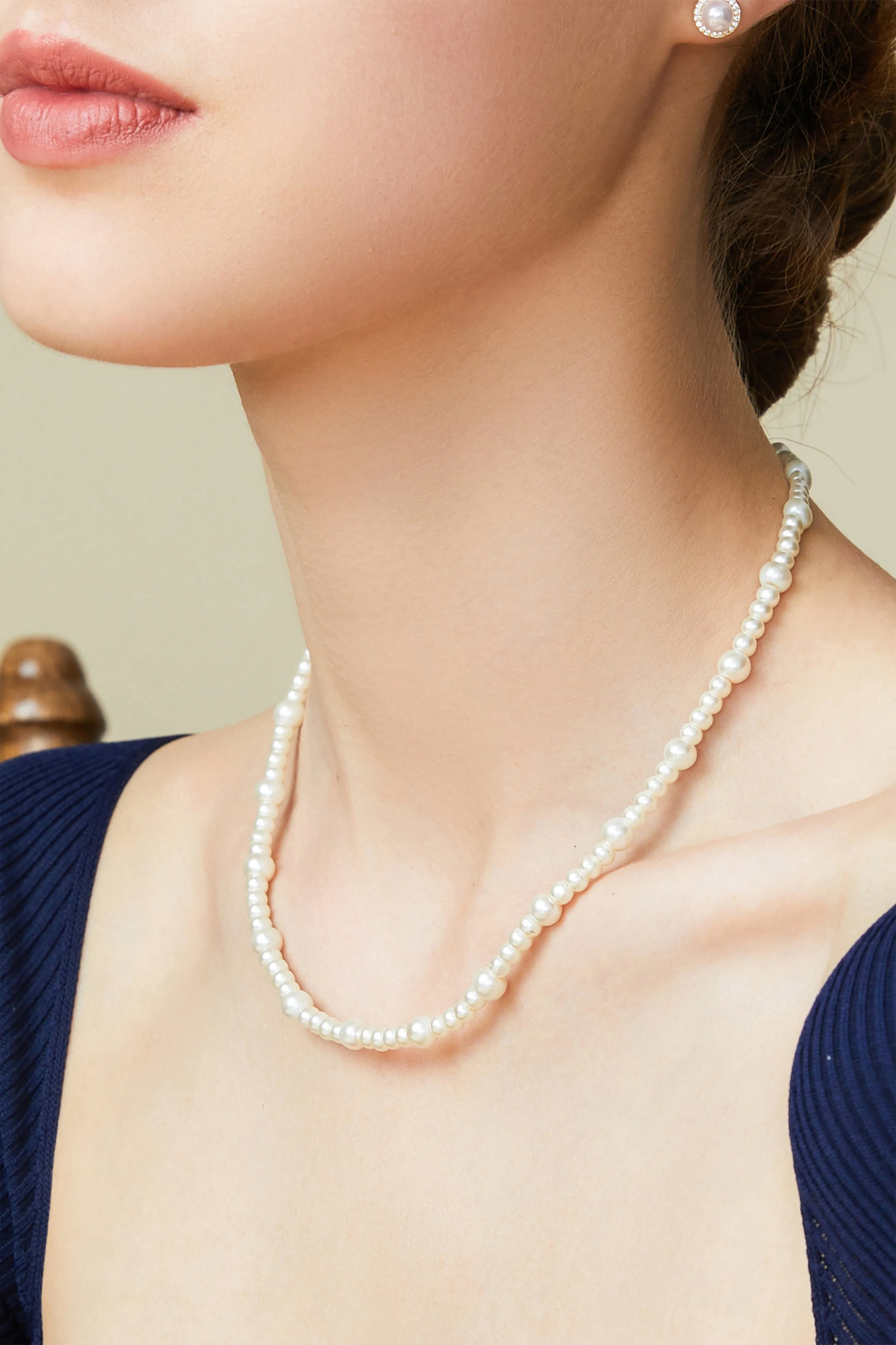 Delicate Wedding Pearl Necklace