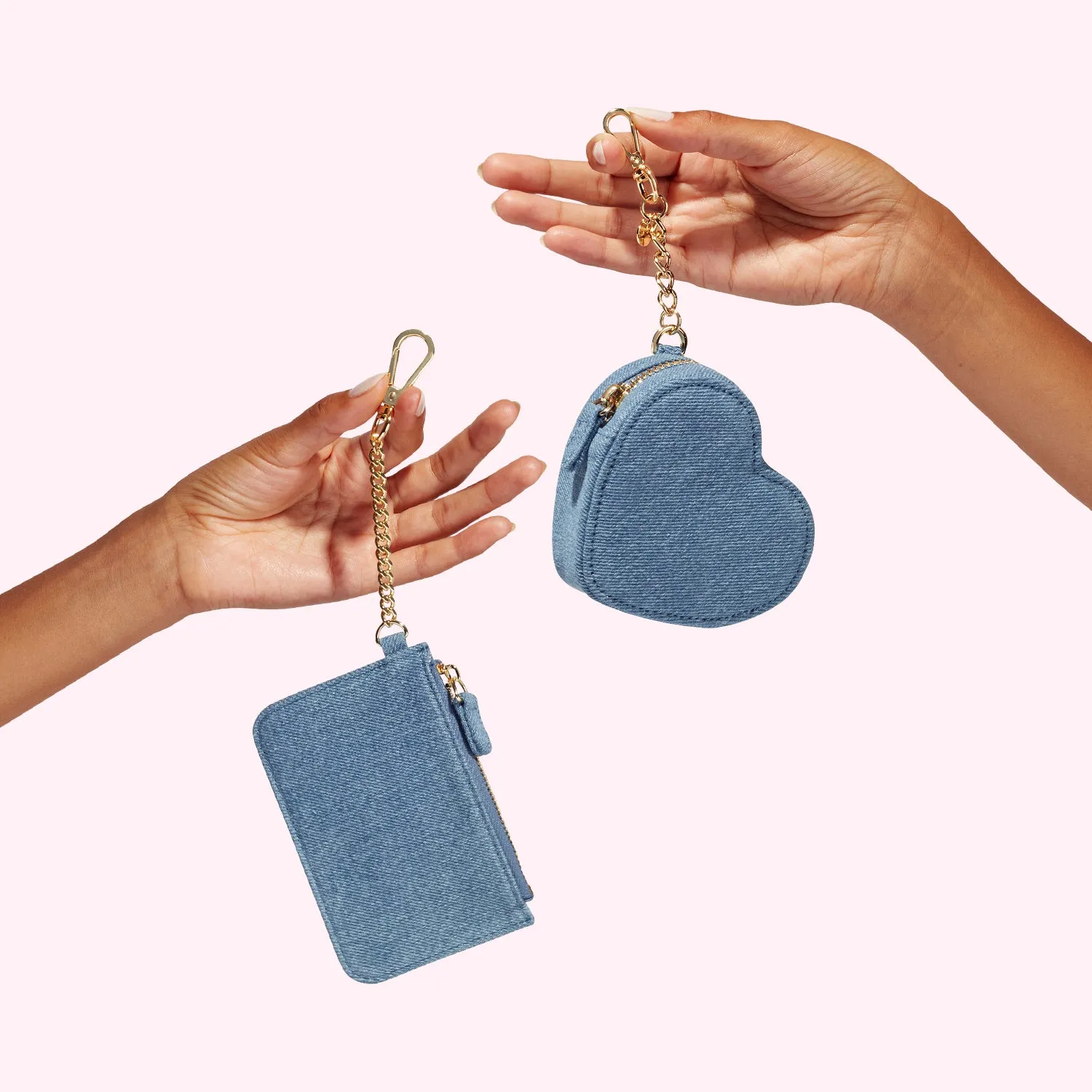 Denim Keychain Wallet