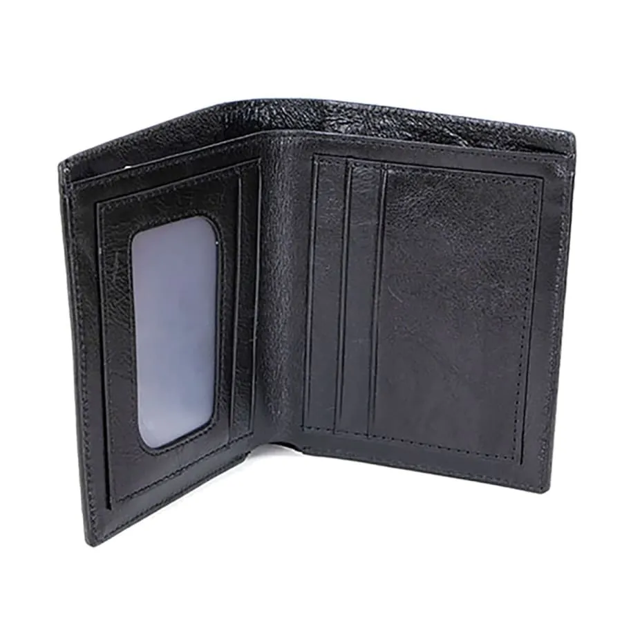 eagles Fan Men's Leather Wallet Black| nfl eagles super bowl Fan Bifold Wallet