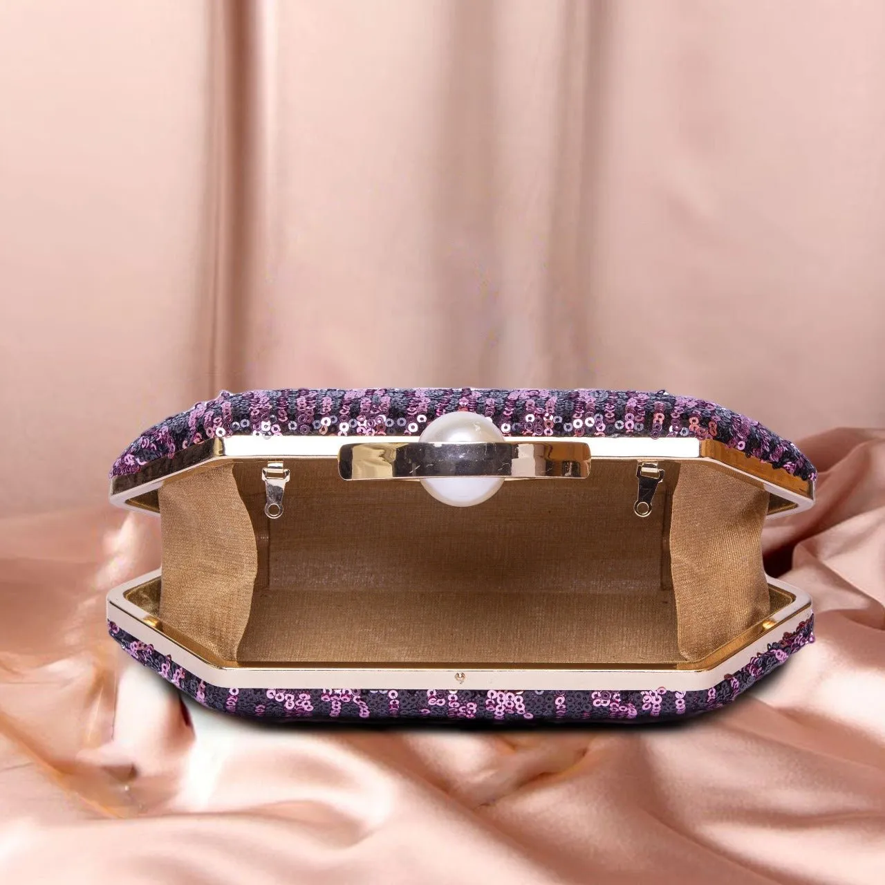 Elegant Sequence Party Clutch