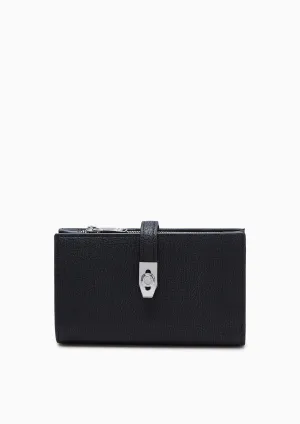 Flawless Semi Long Wallet - Black