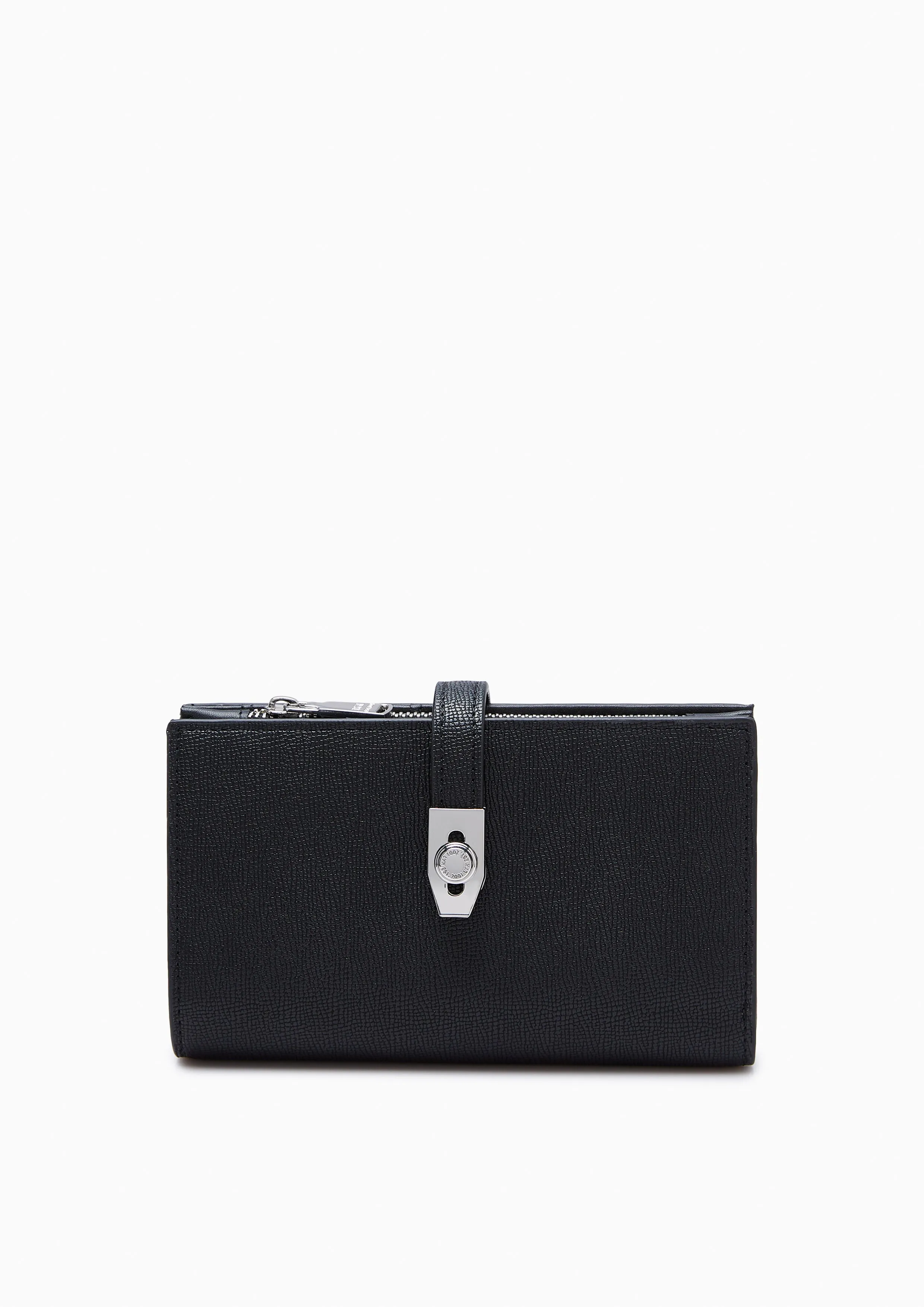 Flawless Semi Long Wallet - Black
