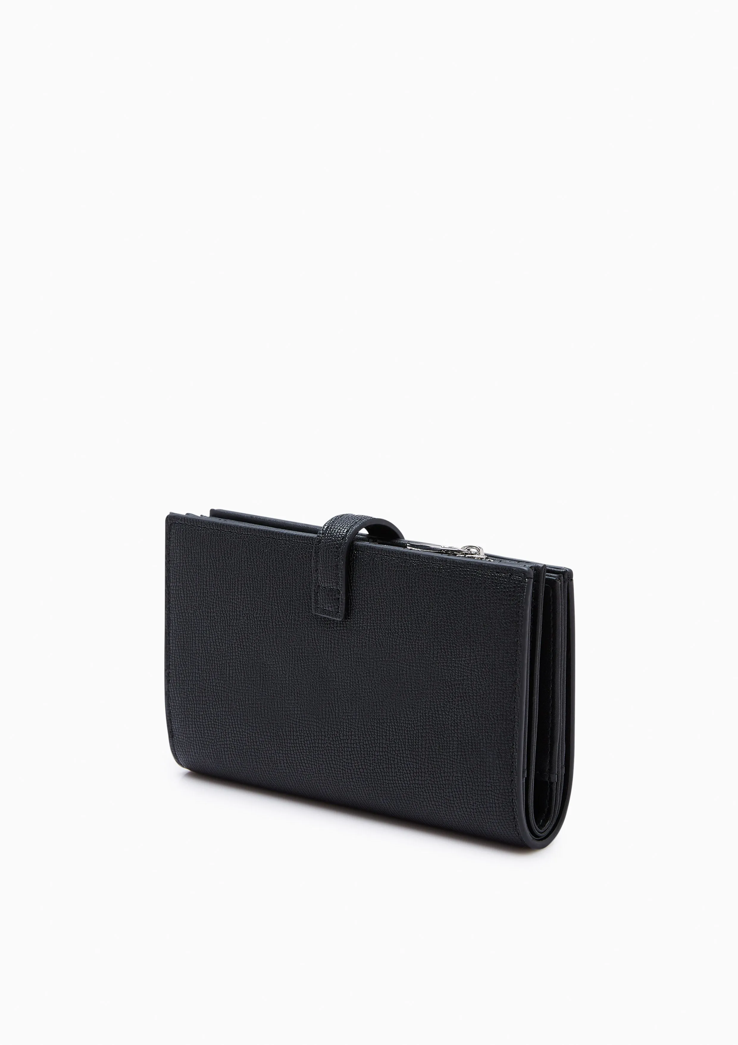 Flawless Semi Long Wallet - Black