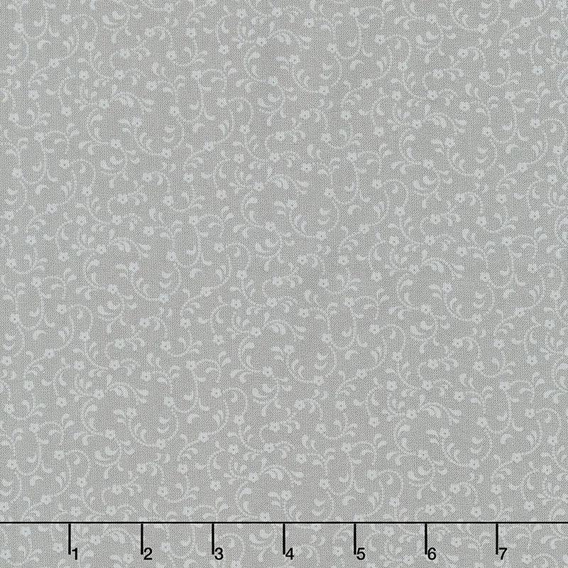 Floret - Tonal Floral Gray Yardage