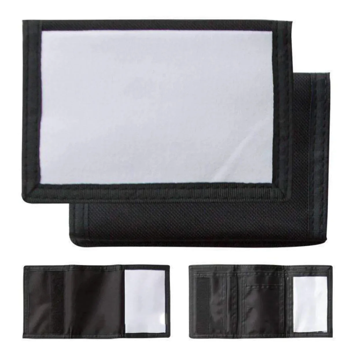 FULL CARTON - 100 x Wallets - Nylon - Black