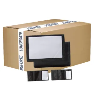 FULL CARTON - 100 x Wallets - Nylon - Black