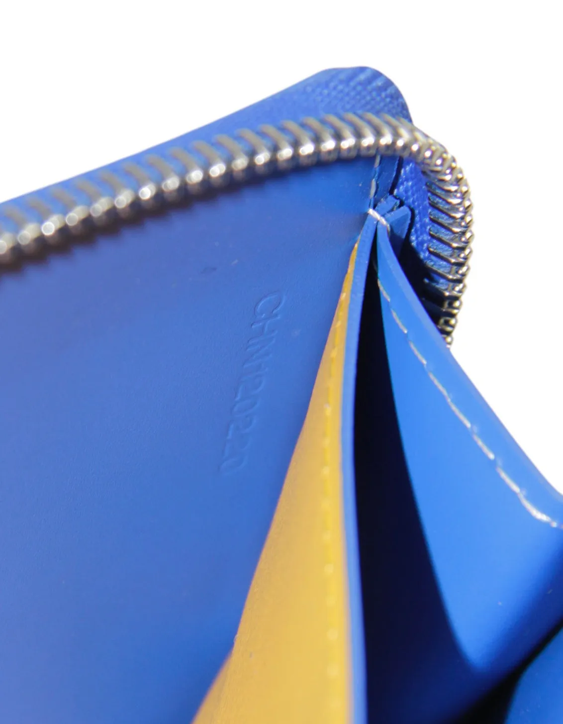 Goyard Goyardine Blue Matignon GM Wallet