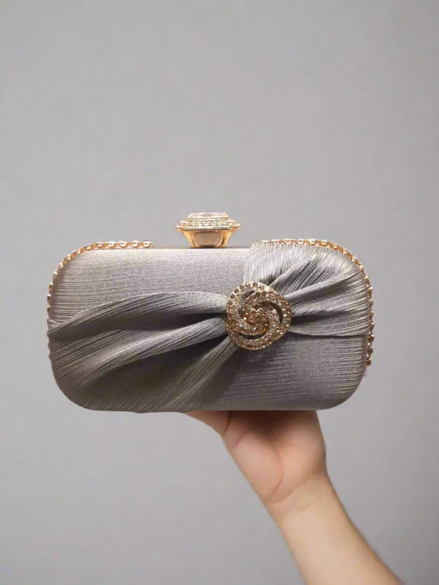 Grey | Fancy Clutch for women