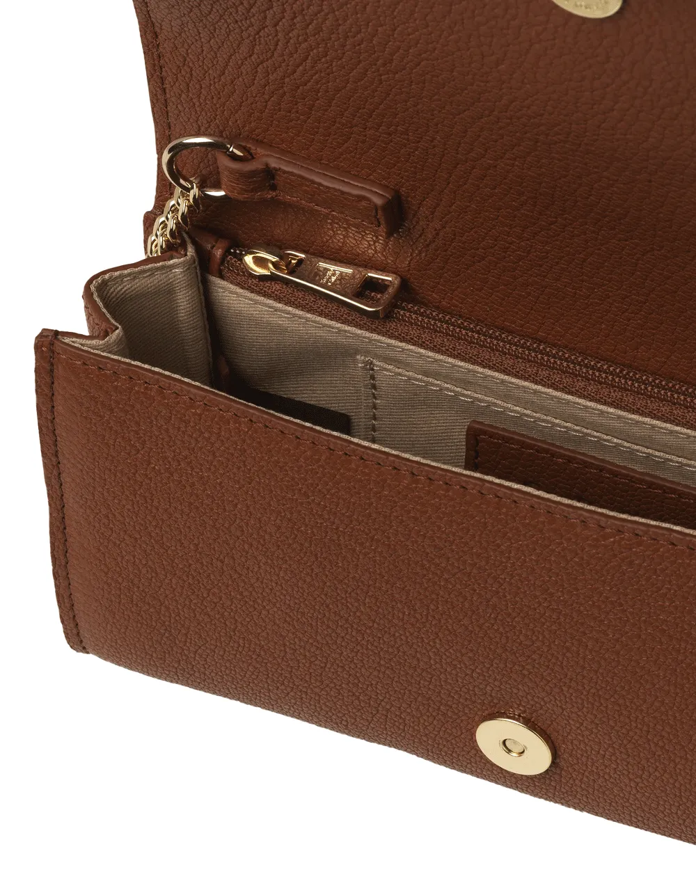 Hana Chain Wallet in Carmello
