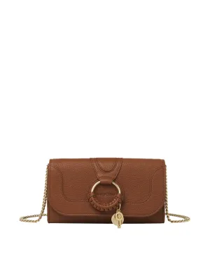 Hana Chain Wallet in Carmello