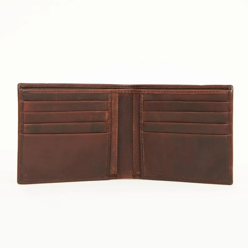 Hicks & Hides Rifle Mens Wallet - Brown