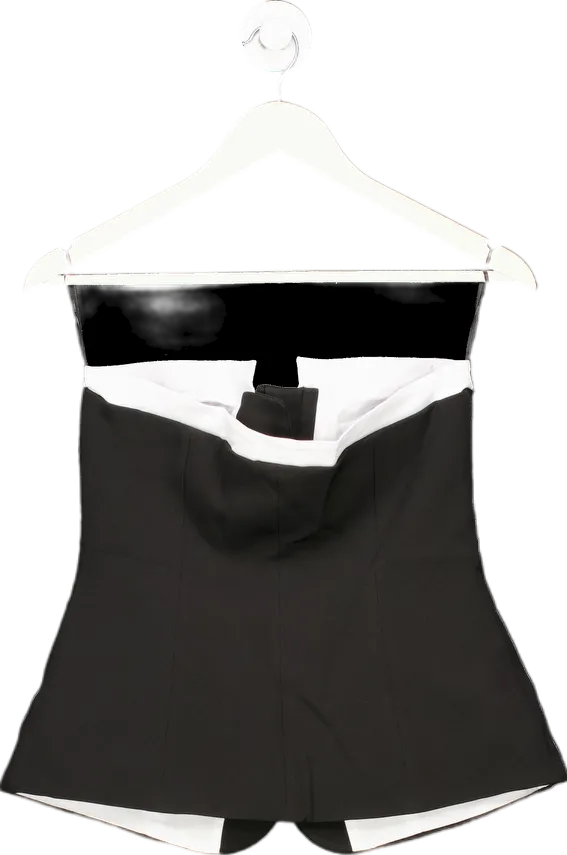 Key Couture Black Corset Brb White Reve UK M