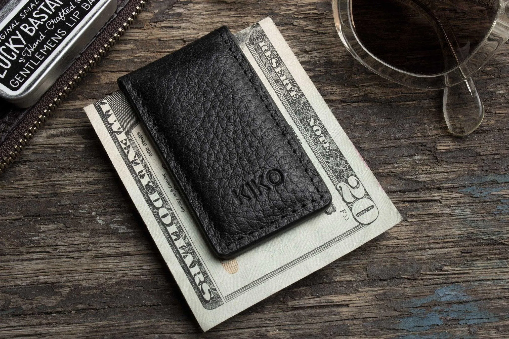 Kiko Leather Magnetic Money Clip