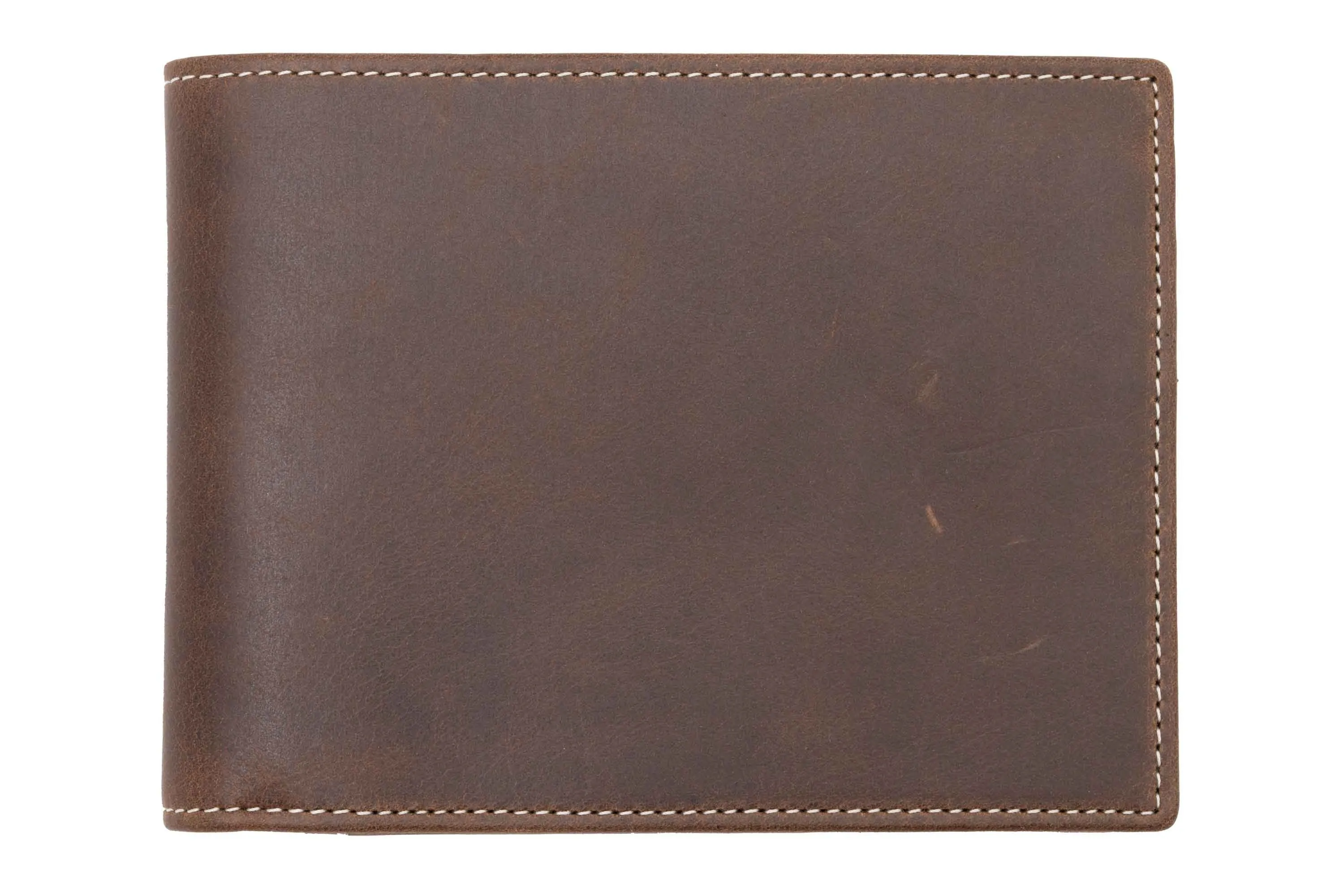 Le Grand 10 Card Antique Mahogany Leather Wallet