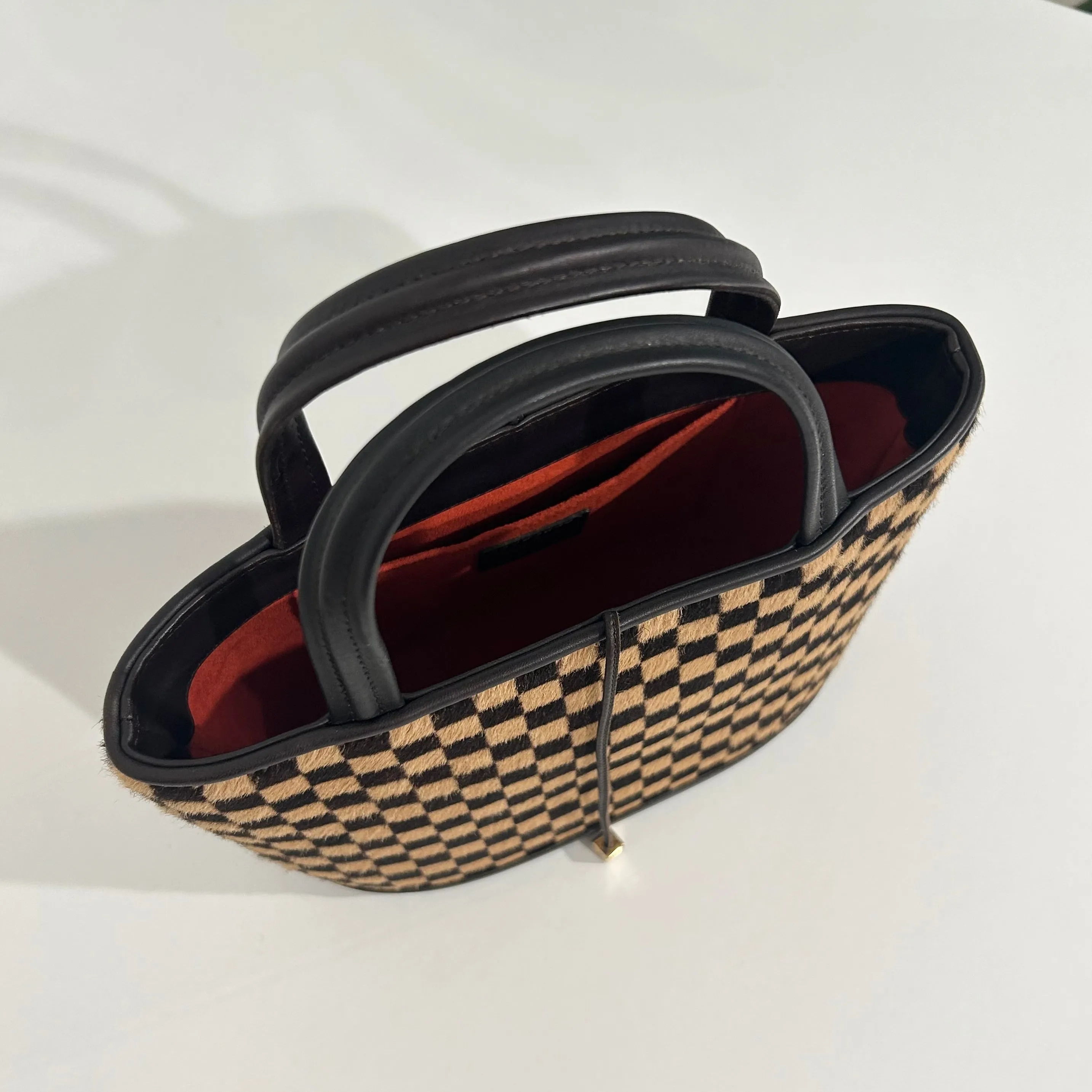 Louis Vuitton Damier Sauvage Impala Mini Tote Bag