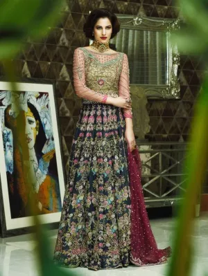 Luxury Pakistani Bridal Lehnga with Embroidery #N7041