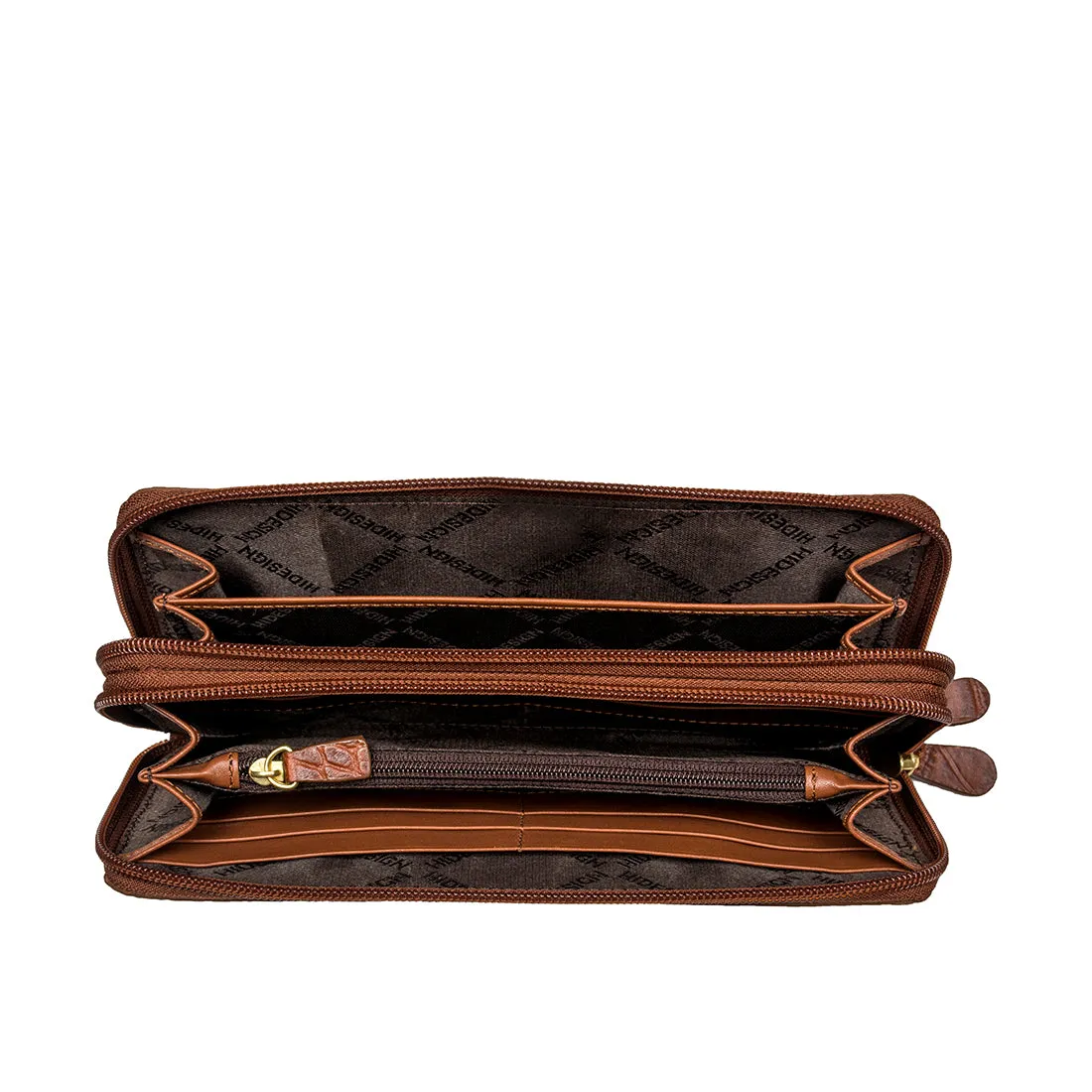 MACKENZIEW3RF SB DOUBLE ZIP AROUND WALLET