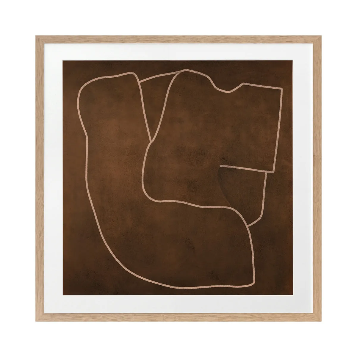 Maze of Boundaries Portrait Art Print