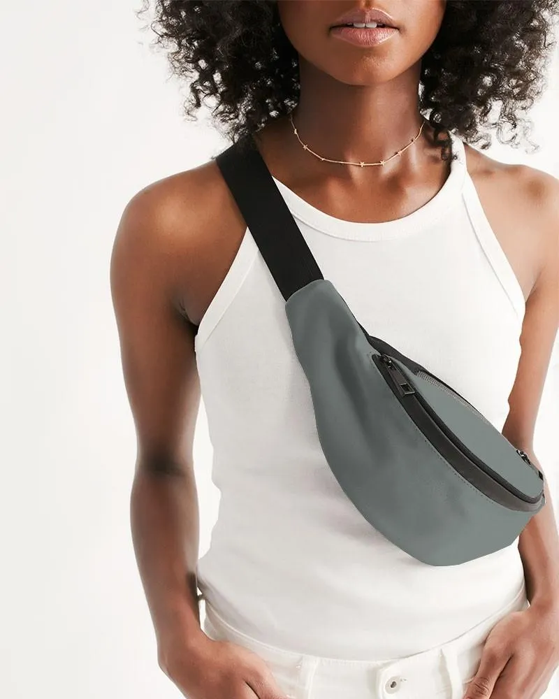 Medium Dark Green Gray Belt Bag | Medium Dark Pale Green Gray | C10M0Y10K60
