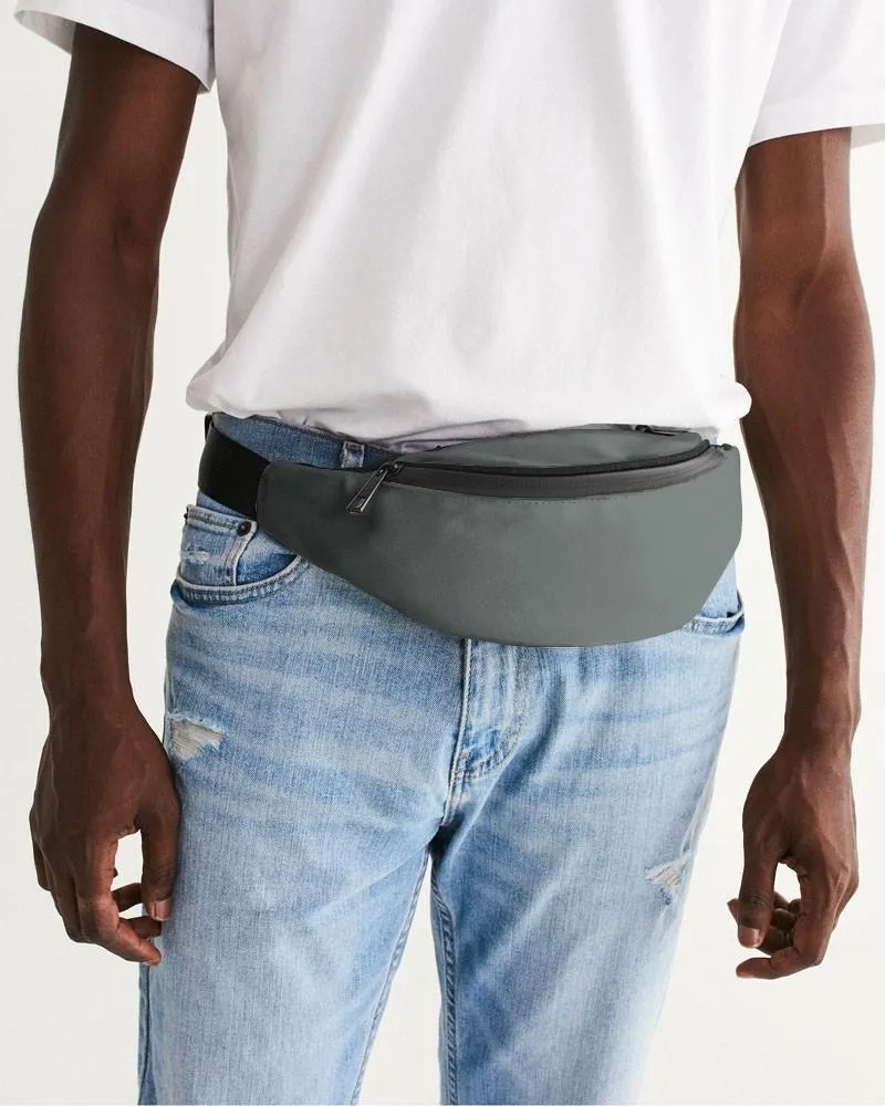 Medium Dark Green Gray Belt Bag | Medium Dark Pale Green Gray | C10M0Y10K60