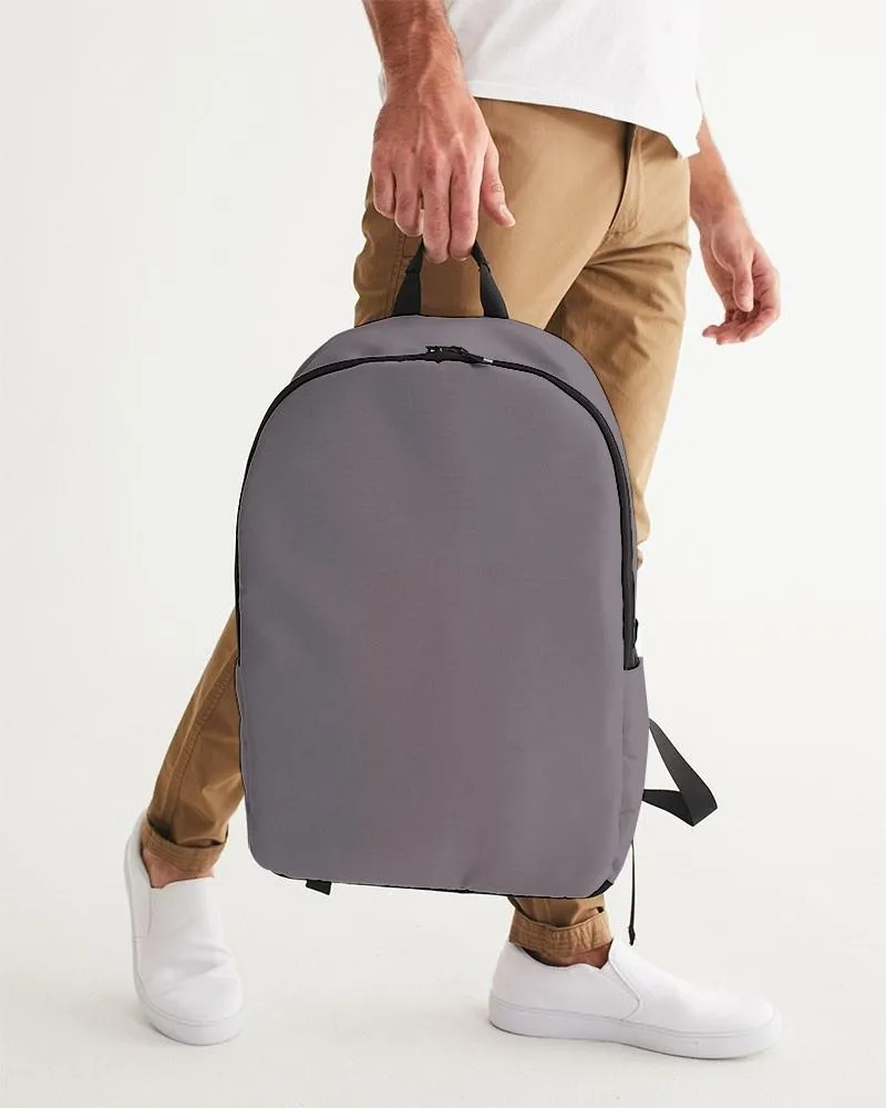 Medium Dark Magenta Gray Waterproof Backpack | Medium Dark Pale Magenta Gray | C0M10Y0K60