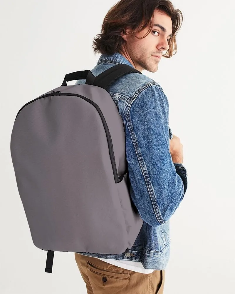 Medium Dark Magenta Gray Waterproof Backpack | Medium Dark Pale Magenta Gray | C0M10Y0K60