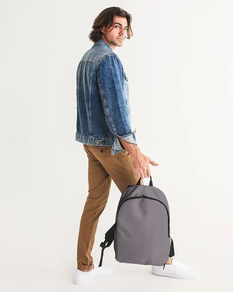 Medium Dark Magenta Gray Waterproof Backpack | Medium Dark Pale Magenta Gray | C0M10Y0K60