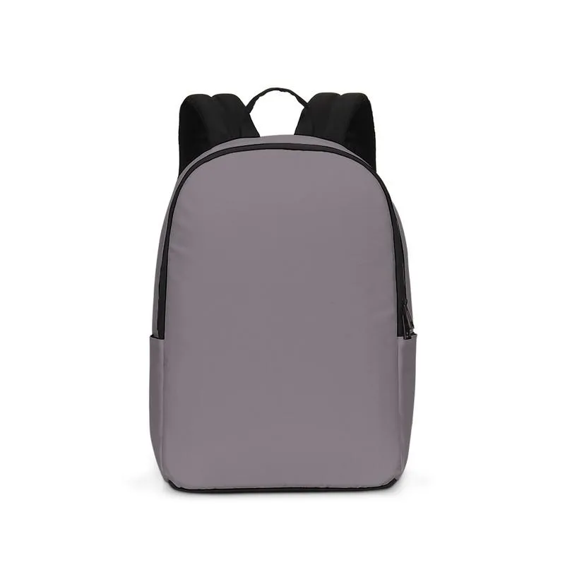 Medium Dark Magenta Gray Waterproof Backpack | Medium Dark Pale Magenta Gray | C0M10Y0K60