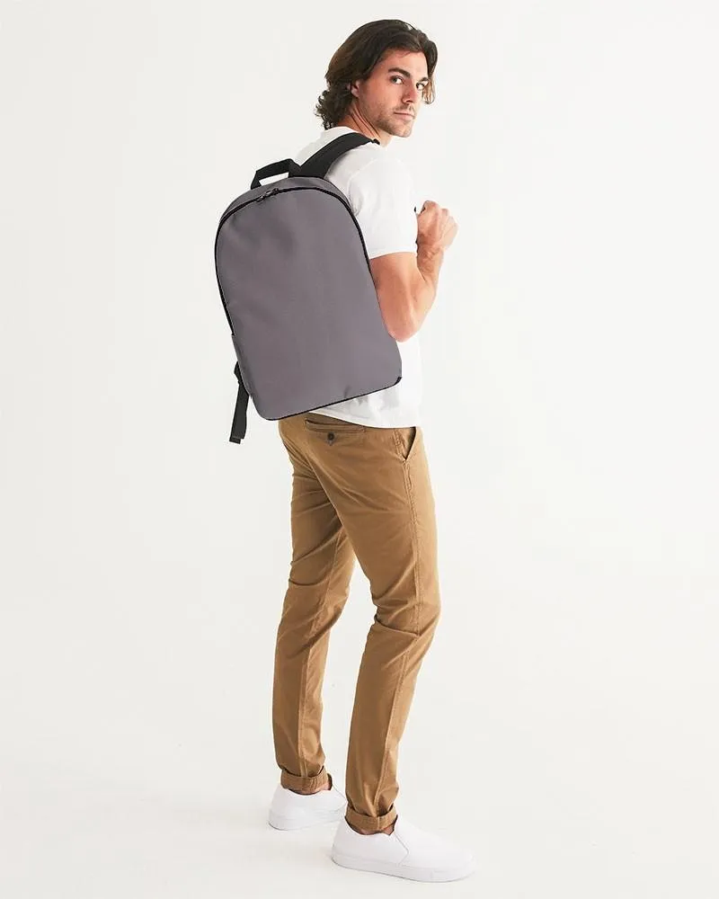 Medium Dark Magenta Gray Waterproof Backpack | Medium Dark Pale Magenta Gray | C0M10Y0K60